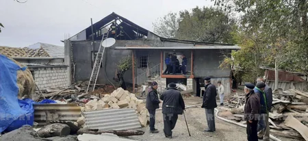 Goranboyda yanğın olub, bir nəfər xəsarət alıb