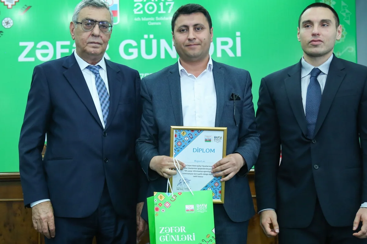 Report News Agency gets award for Baku 2017 Islamic Games