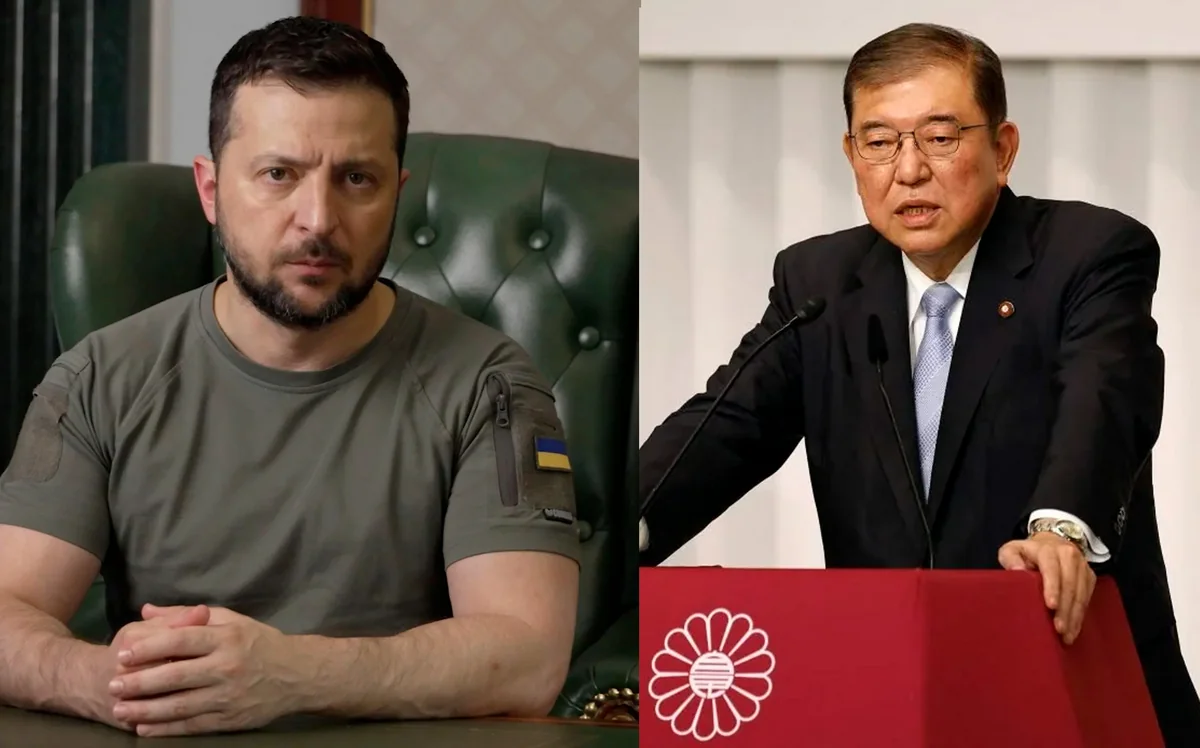Президент Украины и премьер Японии обсудили усиление санкционного давления на Россию