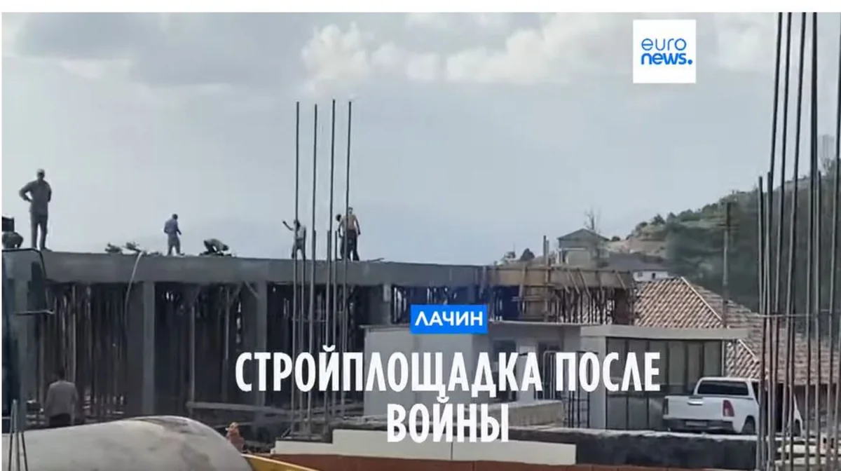 Euronews prepares report on restoration work in Lachin