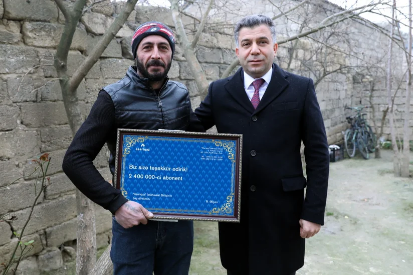 “Azəriqaz” 2,4 milyonuncu abonentin adını açıqladı