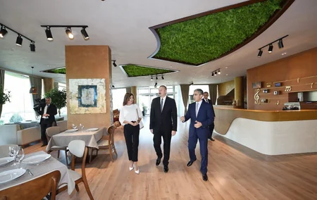 Azərbaycanın “Milan Ekspo 2015” sərgisindəki milli pavilyonu Dənizkənarı Milli Parkda yenidən qurulub