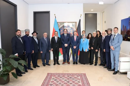 Ramin Məmmədov Almaniya Müsəlmanları Mərkəzi Şurasının sədri ilə görüşüb