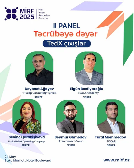 Milli İnsan Resursları Forumunun spikerləri bəlli oldu!