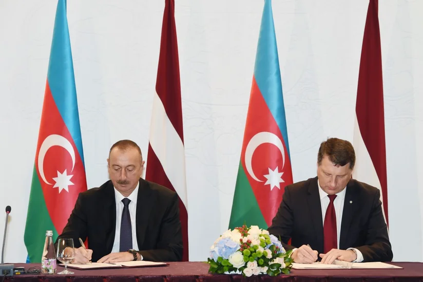 Azerbaijan and Latvia sign documents