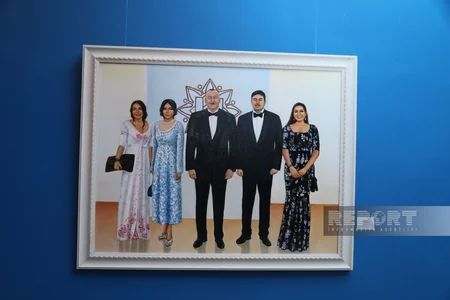 Gənc rəssam: İlk dəfə portret əsərimdə Ümummilli Lideri çəkmişəm