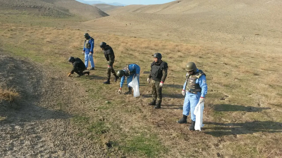 Xızıda 113 ədəd partlamamış hərbi sursat aşkar edilib