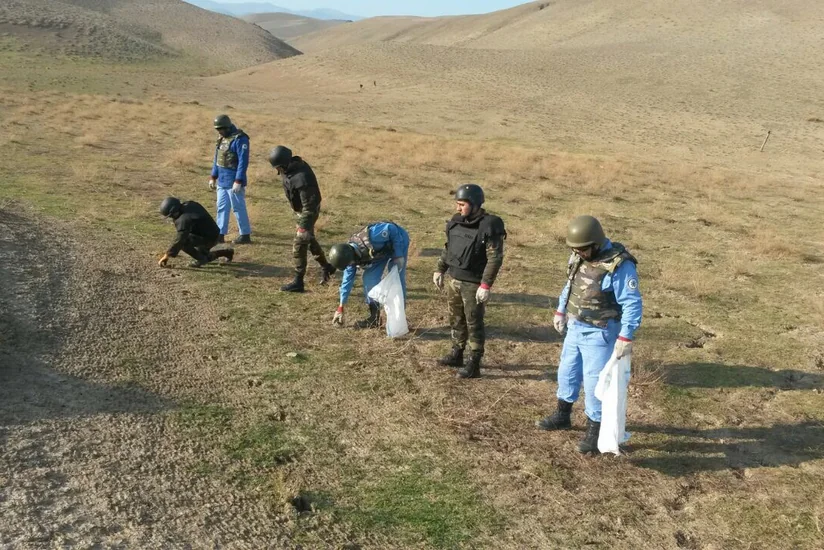 Xızıda 113 ədəd partlamamış hərbi sursat aşkar edilib