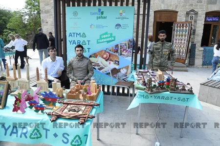 Bakıda tullantılardan hazırlanmış əşyaların satış-sərgi yarmarkası keçirilir