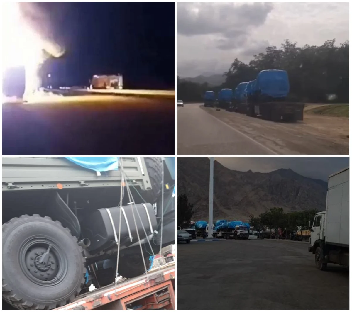 İrandan Ermənistana silah daşınmasını əks etdirən görüntülər yayılıb