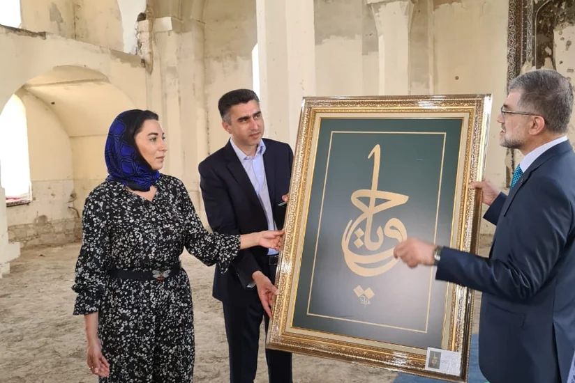 Azərbaycan və Türkiyə ombudsmanı Ağdam Cümə məscidində olub