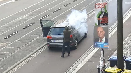 Almaniyada sinaqoqa hücum edən cinayətkarın şəxsiyyəti məlum olub - FOTO
