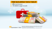 Expressbankdan tibb işçilərinə özəl təklif!