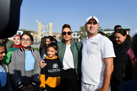 Ilham Aliyev, Mehriban Aliyeva meet with Aghali village residents