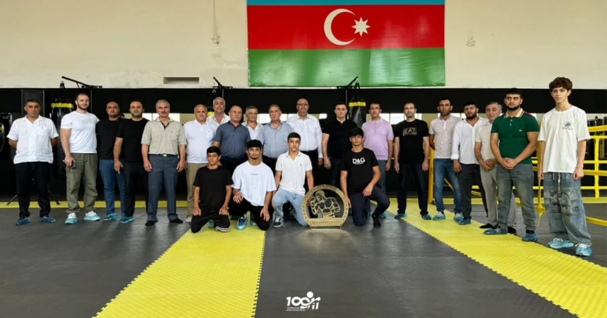 Xırdalanda yeni boks zalının açılışı olub