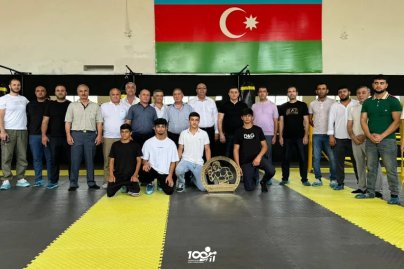 Xırdalanda yeni boks zalının açılışı olub