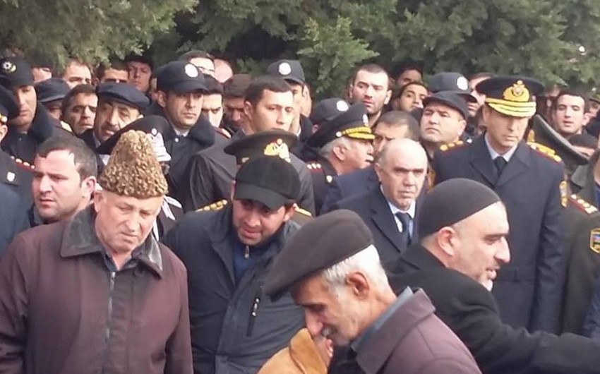 Nardaranda həlak olan polisin atası: Vətənimiz, dövlətimiz sağ olsun - FOTO