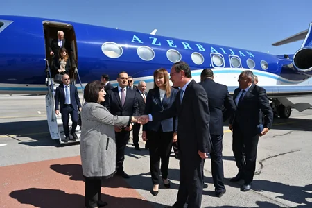 Azerbaijani parliament speaker Sahiba Gafarova on official visit to Bulgaria