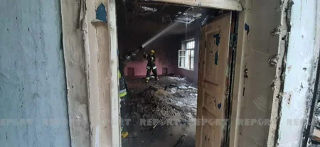 Goranboyda yanğın olub, bir nəfər xəsarət alıb