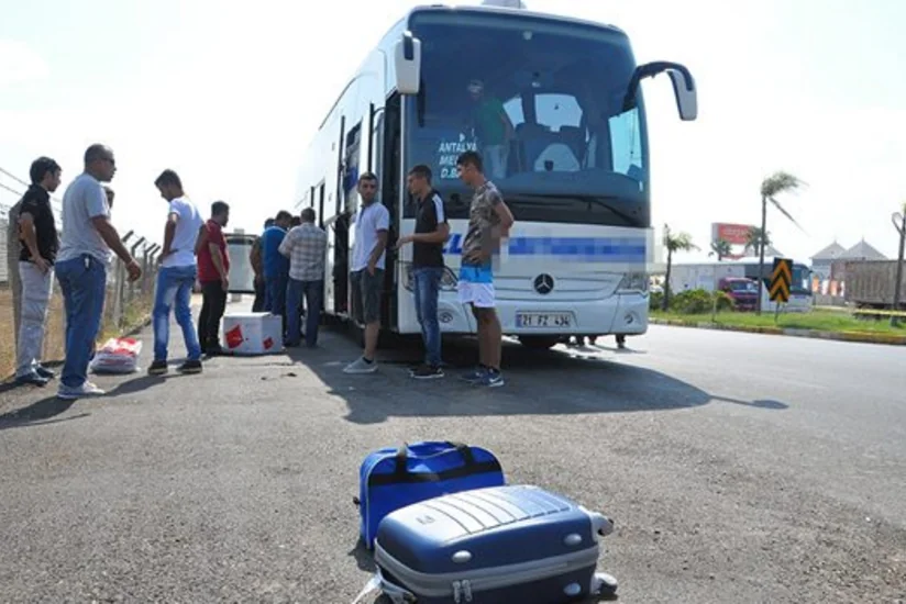 Antalyada avtobusda bomba həyəcanı