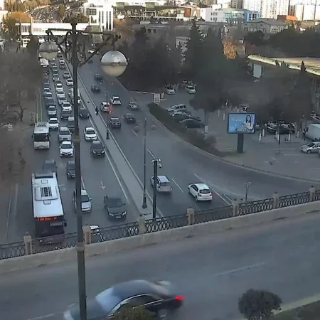 Bakının bir sıra yollarında tıxac müşahidə olunur