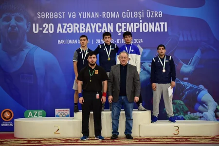 Определились очередные призеры чемпионата Азербайджана по борьбе