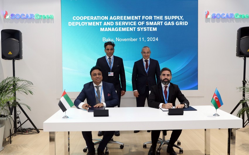 SOCAR inks agreement with IntelliGrid to implement smart gas network management system