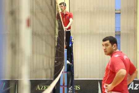 İdman jurnalistləri və Azəryol klubunun iştirakı ilə voleybol tədbiri keçirilib - FOTO