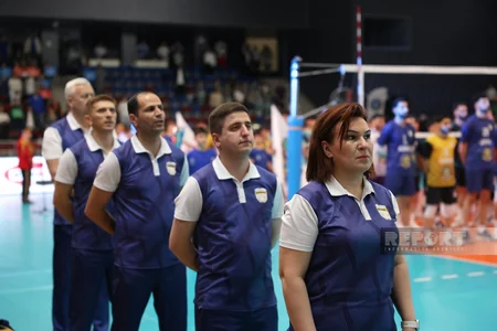 Kişi voleybolçulardan ibarət Azərreyl komandası ölkə çempionu olub