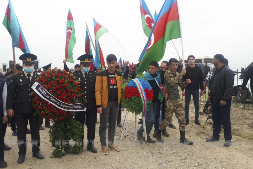 Azərbaycan Ordusunun şəhid hərbçisi dəfn olunub