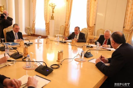 Foreign Ministers of Russia, Azerbaijan and Armenia meet with OSCE Minsk GROUP co-chairs