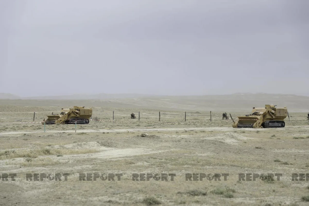 Mühəndis Qoşunlarının təlimləri davam edir