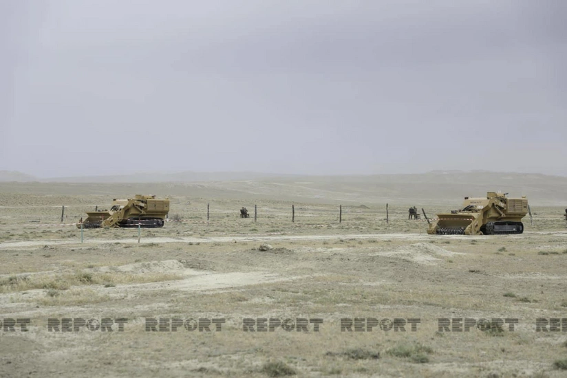 Mühəndis Qoşunlarının təlimləri davam edir