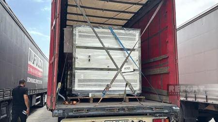 Azərbaycandan Ukraynaya elektrik avadanlıqlarından ibarət növbəti humanitar yardım göndərilib - VİDEO