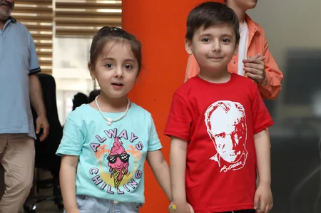 Festive atmosphere at Report News Agency on Children's Day