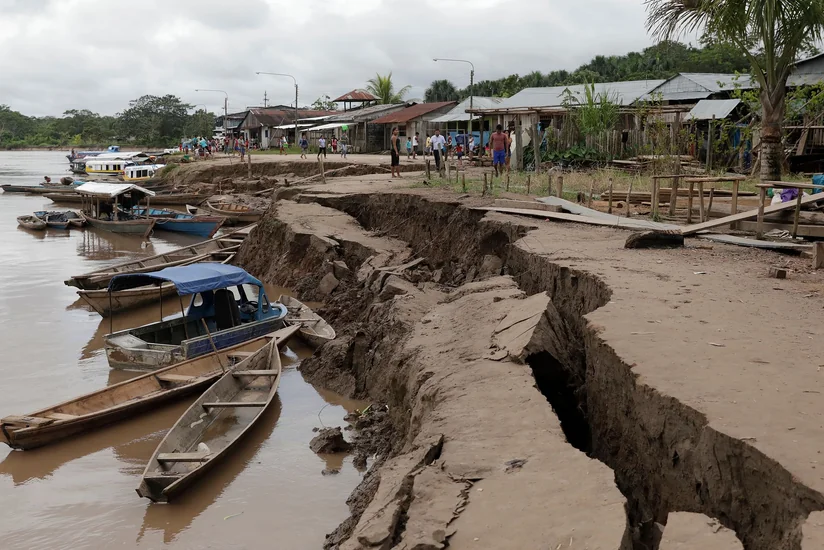 Сильное землетрясение на севере Перу