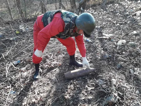 Tovuzda top mərmisi tapılıb