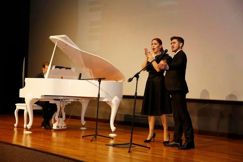 Fidan Haciyeva tələbələri ilə birgə konsert verib