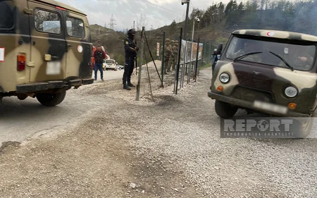 Şuşada erməni təxribatı nəticəsində yaralanan hərbçilərimiz Laçın yolu vasitəsilə təxliyə olunub