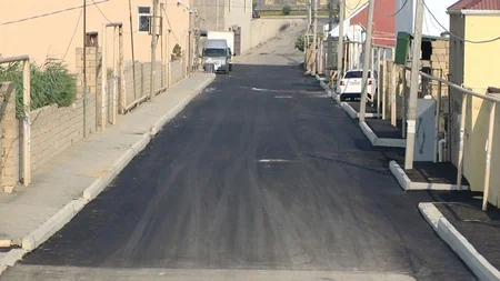 Abşeron rayonunda iki küçə əsaslı şəkildə təmir olunub