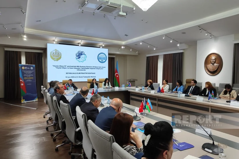 STM-də Heydər Əliyev və insan hüquqları: Qurtuluş başlanan inkişaf yolu mövzusunda konfrans keçirilib