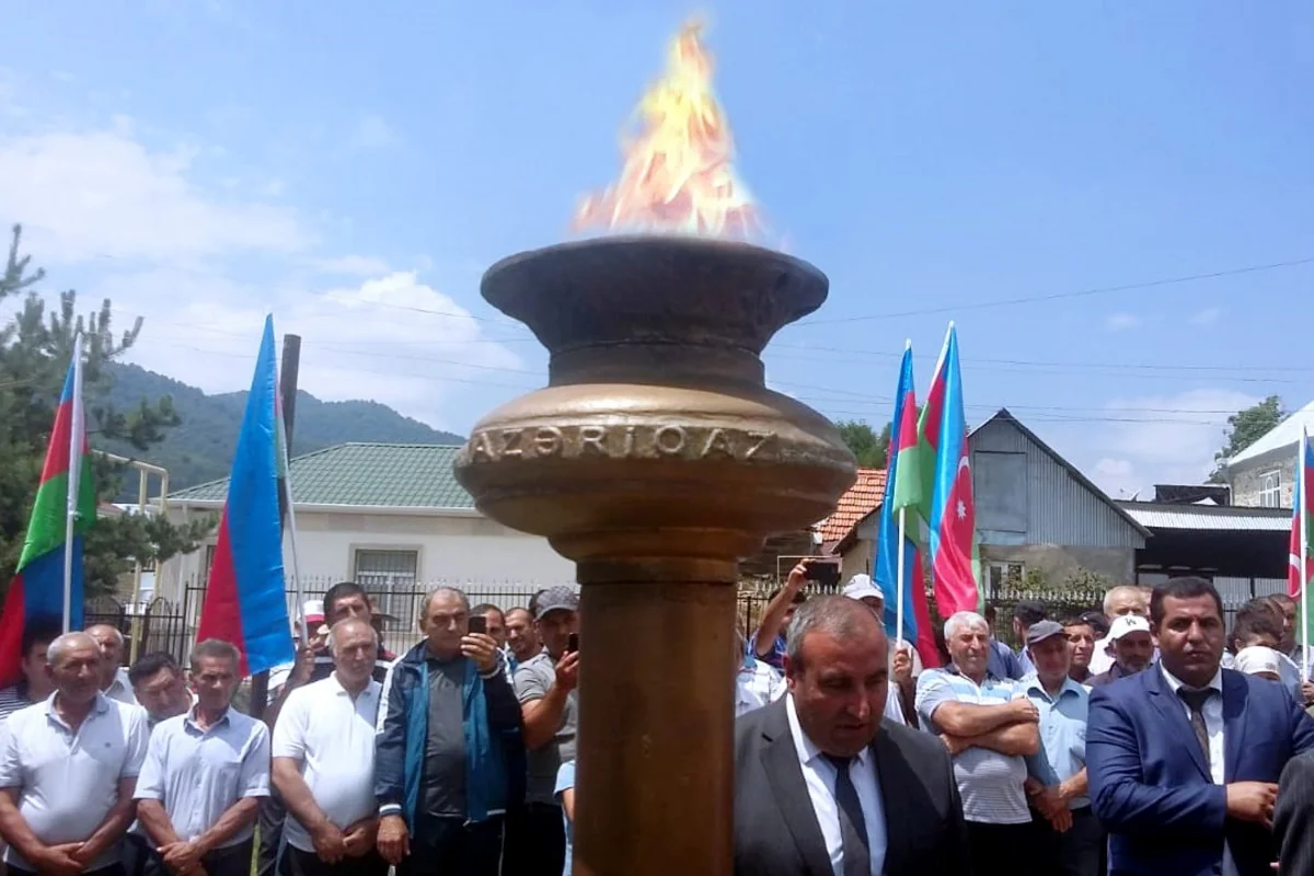 Gədəbəyin daha 3 yaşayış məntəqəsinə təbii qaz verilib