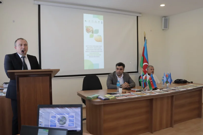 Quba və Xaçmazda “Kənd təsərrüfatında iqlim dəyişikliyinə uyğunlaşma” mövzusunda təlim keçirilib