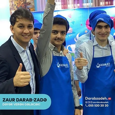 Deputatlığa namizəd Zaur Darabzadə autizmli uşaqlarla görüşüb