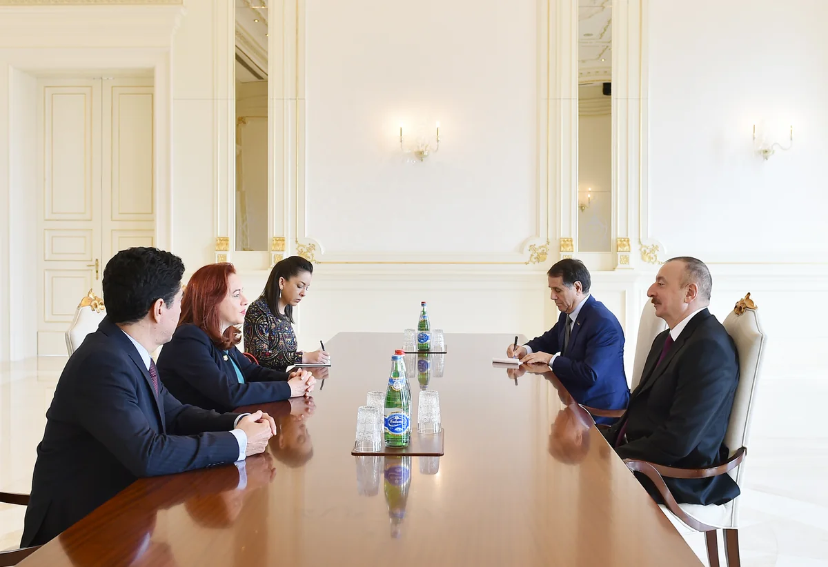 President Ilham Aliyev receives foreign minister of Ecuador