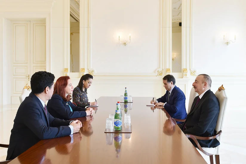 President Ilham Aliyev receives foreign minister of Ecuador