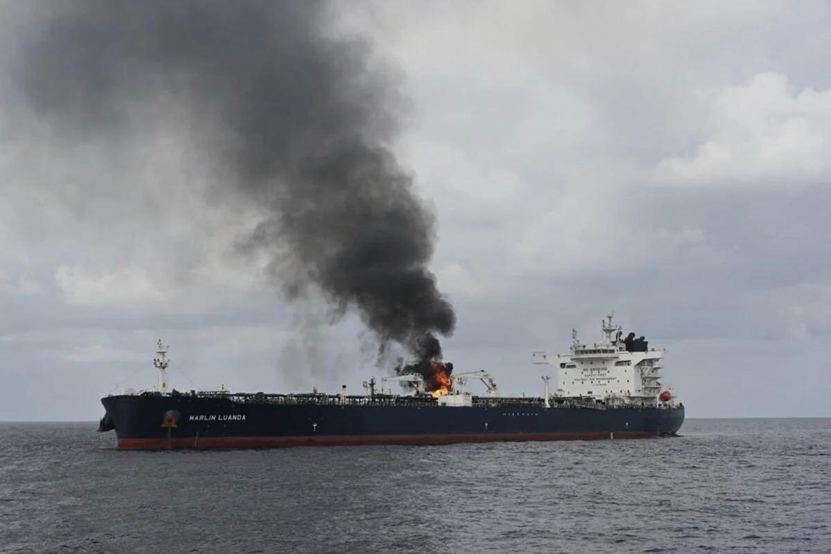Panama-flagged oil tanker reportedly attacked southwest of Yemen's Mocha