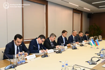 Azərbaycanla Özbəkistan arasında ikitərəfli əməkdaşlıq müzakirə olunub