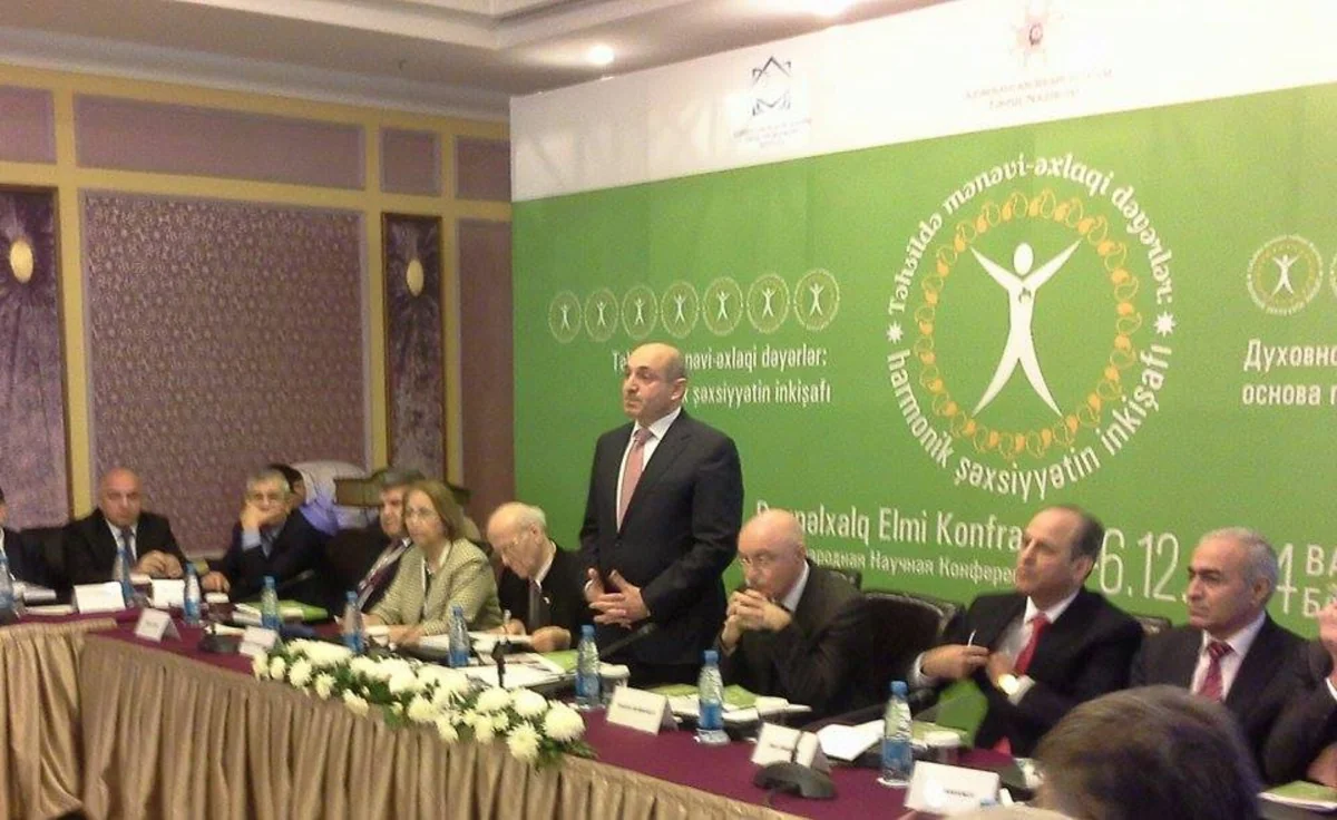 “Təhsildə mənəvi-əxlaqi dəyərlər: harmonik şəxsiyyətin formalaşması” mövzusunda beynəlxalq elmi konfrans keçirilib