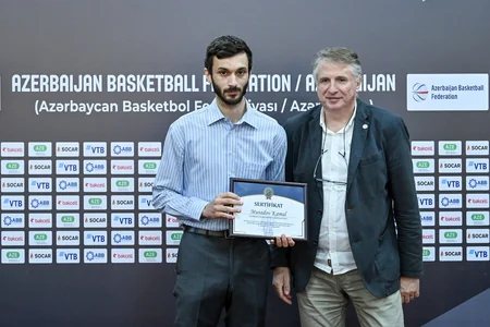 Azərbaycanın basketbol məşqçilərinə sertifikatlar təqdim olunub